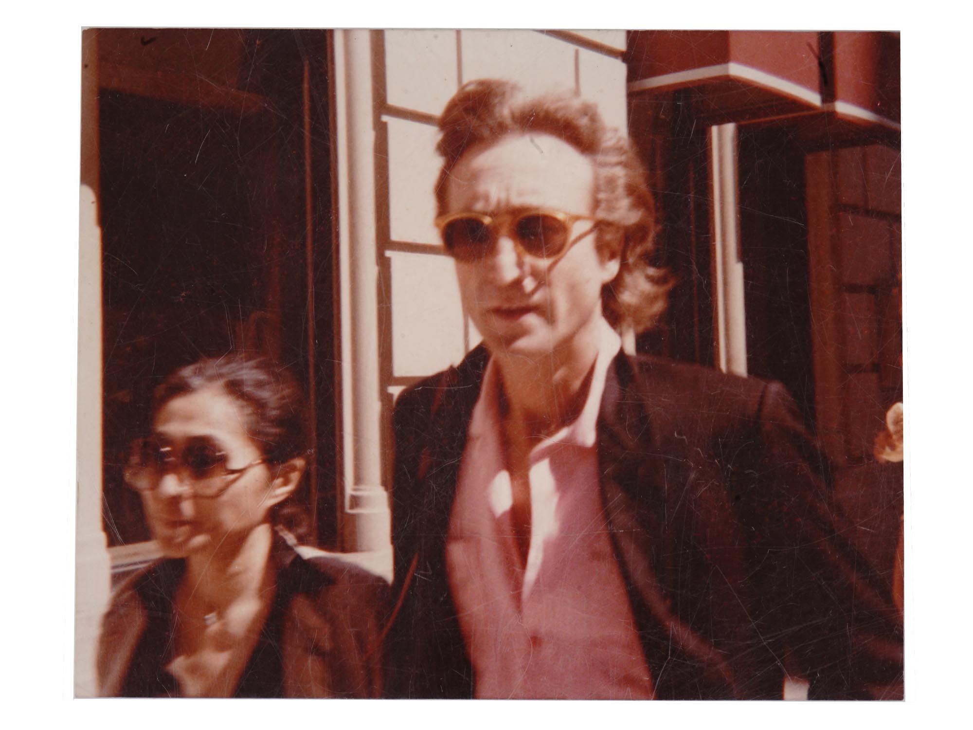 TWO AMATEUR COLOR PHOTO PRINTS OF JOHN LENNON PIC-1